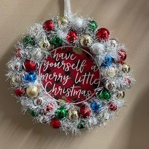 Mini ornament wreath.